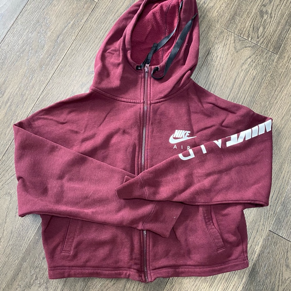 Nike cropped zip up